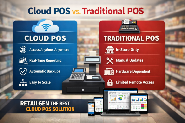 Cloud vs Traditional POS: Why RetailGen is the Best Cloud POS Solution for Modern Retail